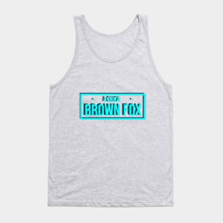 Logo Teal on Teal Tank Top